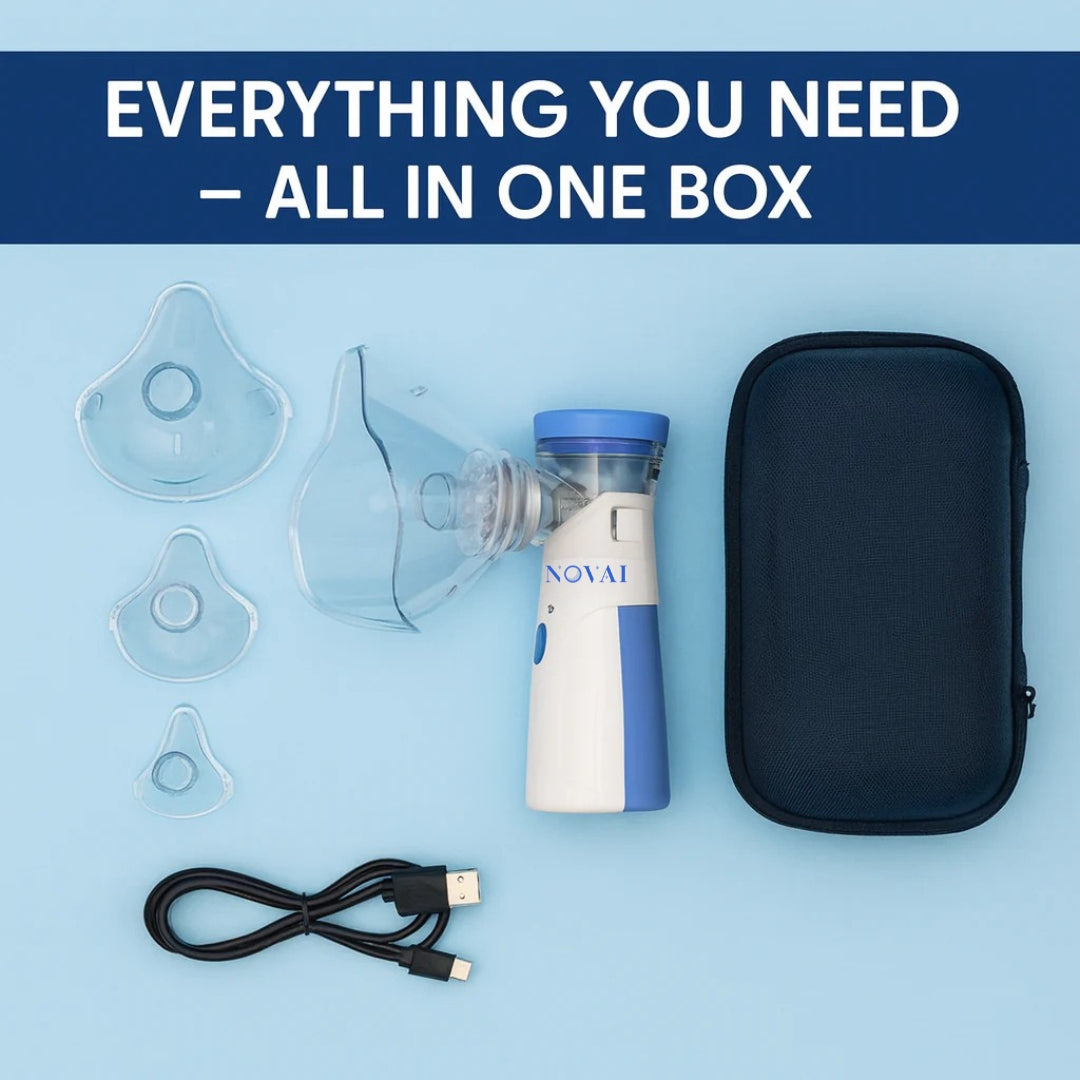 BreatheWell™ – Portable Nebulizer for Fast, Silent Relief Anytime, Anywhere