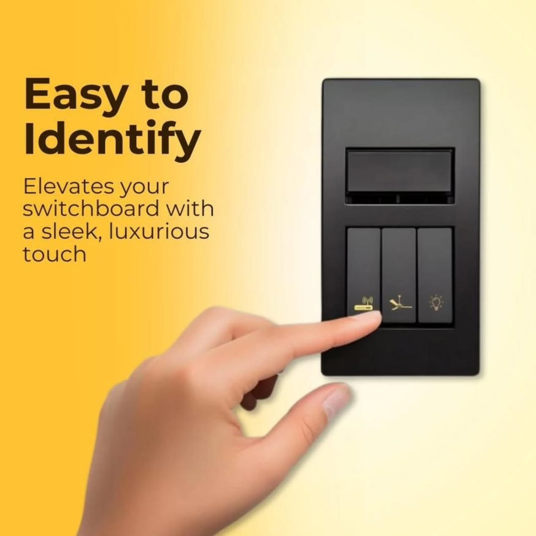 Gold Glam Switch Stickers - Elevate Your Style with Premium Metallic Detail