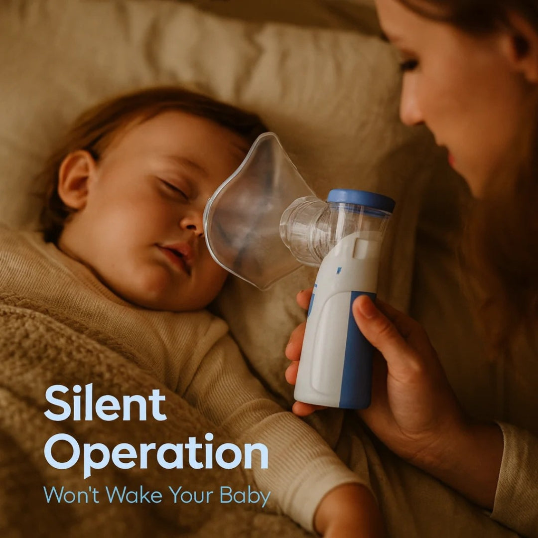 BreatheWell™ – Portable Nebulizer for Fast, Silent Relief Anytime, Anywhere