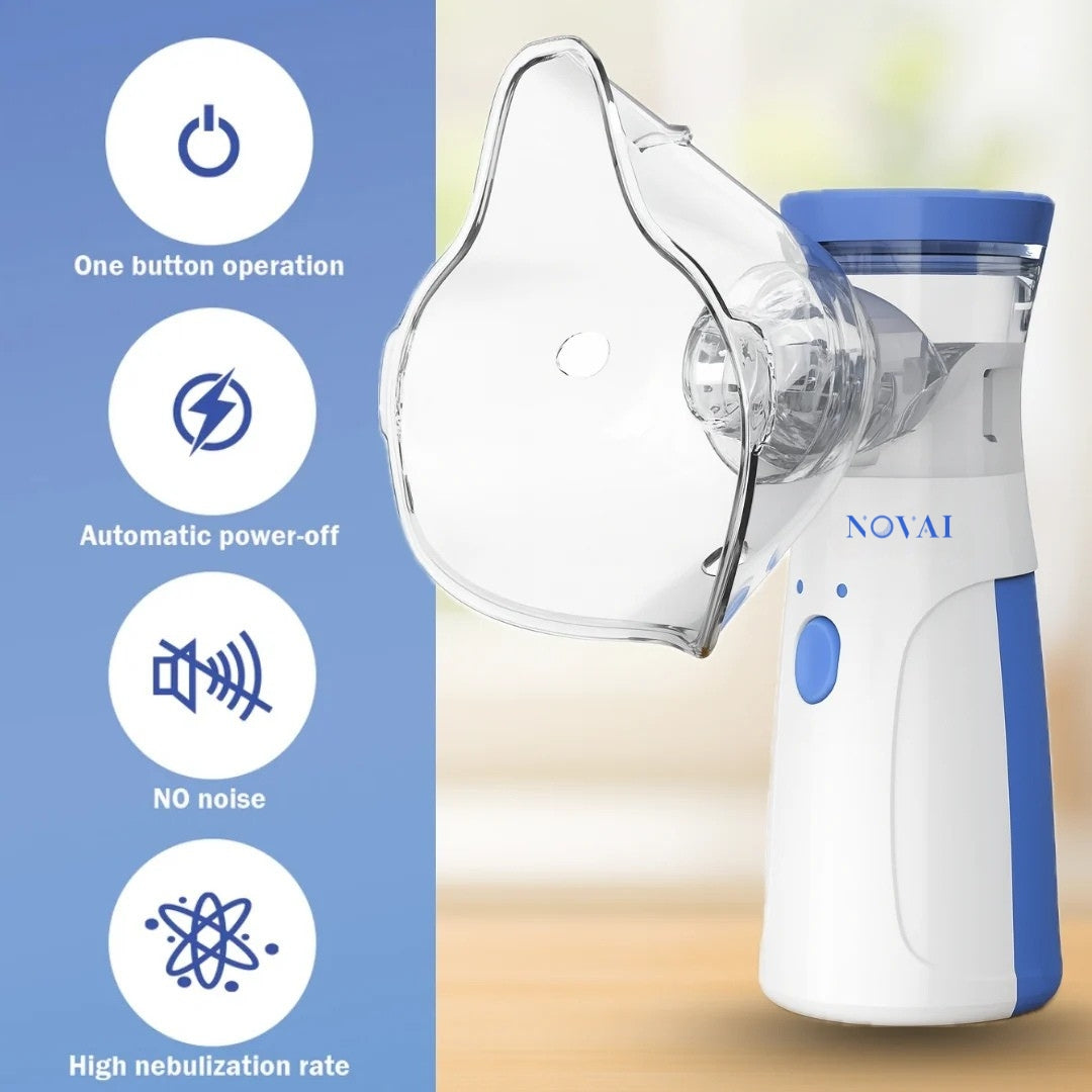 BreatheWell™ – Portable Nebulizer for Fast, Silent Relief Anytime, Anywhere