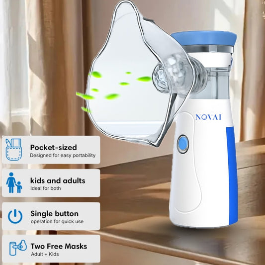 BreatheWell™ – Portable Nebulizer for Fast, Silent Relief Anytime, Anywhere