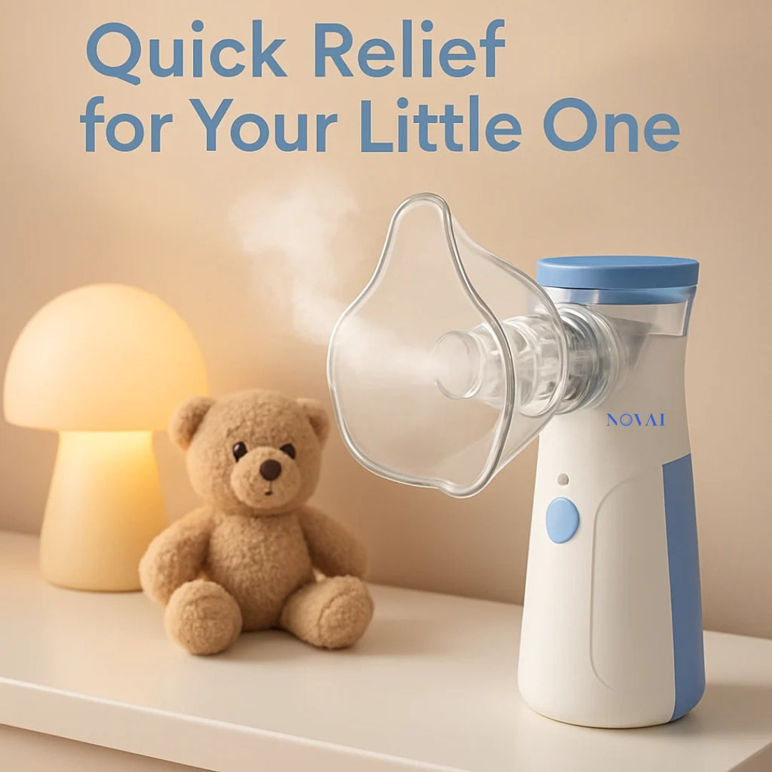 BreatheWell™ – Portable Nebulizer for Fast, Silent Relief Anytime, Anywhere