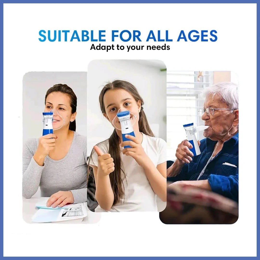 BreatheWell™ – Portable Nebulizer for Fast, Silent Relief Anytime, Anywhere